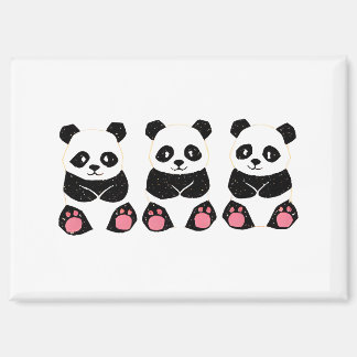 ポップ・シンプルなデザイン☆ぱんだのマグネット MAGNET