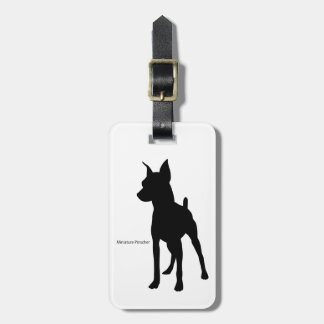 ミニチュア・ピンシャー ラゲージタグ miniature pinscher Luggage tag Gepäckanhänger