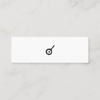 ミニマムでシンプルな名刺 ビジネスカード 目玉焼き MINI VISITENKARTE