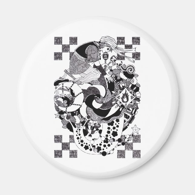 ム Abend 夕 Magnet (Vorne)