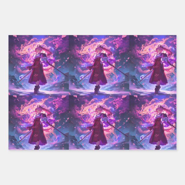 ラッピングペーパーシートセット"MUTEKI"  GESCHENKPAPIER SET (Vorderseite)