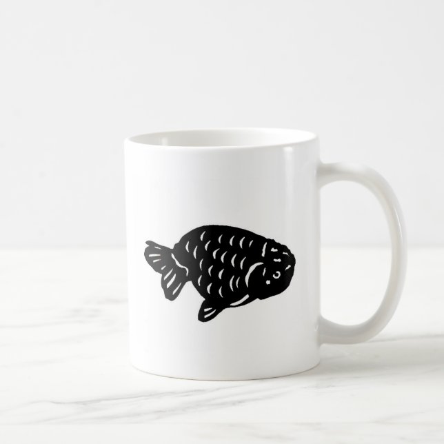 ランチュウ　らんちゅう　金魚 KAFFEETASSE (Rechts)
