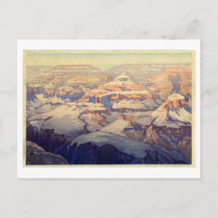 ラ ド キ グ ・ ニ オ, Grand Canyon, Yoshida, Woodcut Postkarte