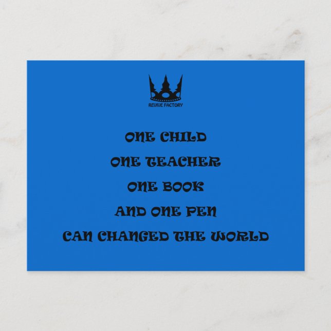 ラ(黒) POSTKARTE (Vorderseite)