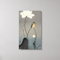 ワ セ ミ, 古 邨 Kingfisher auf Lotus, Koson, Ukiyo.