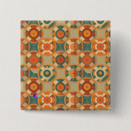 ヴィンテージの魅力が詰まった、レトロな模様 BUTTON