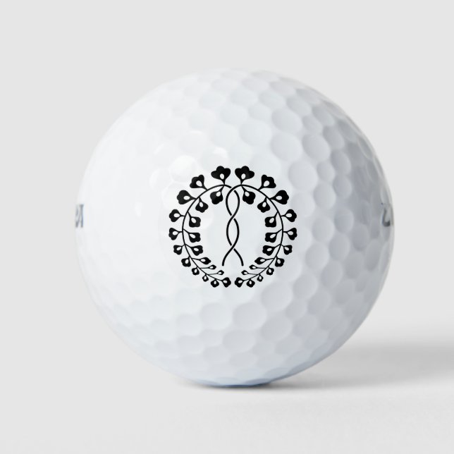 一 条 藤 GOLFBALL (Vorderseite)