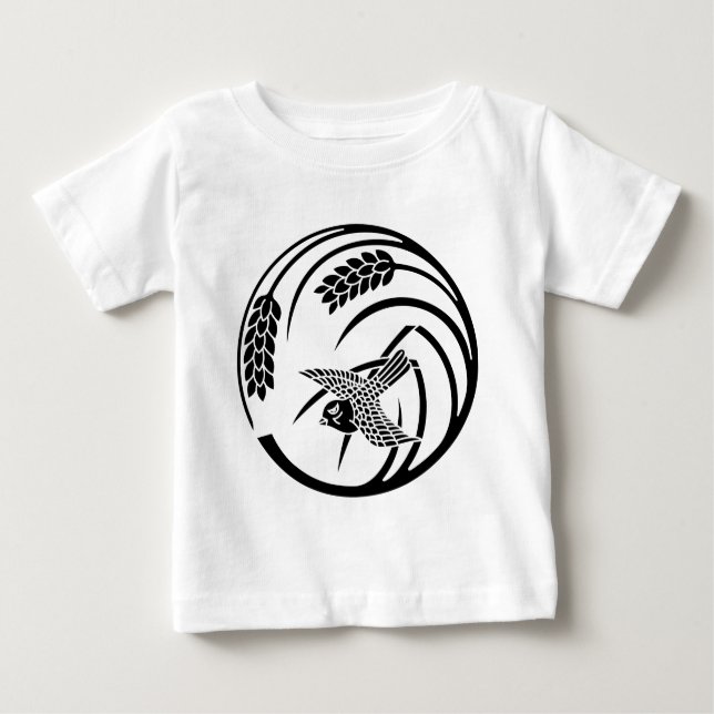 一 稲 の に BABY T-SHIRT (Vorderseite)