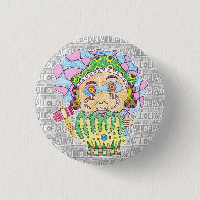 七福神/大黒天 缶バッジ BUTTON (Vorderseite)