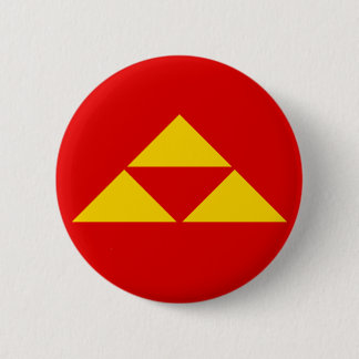 三つ鱗 Mitsu-uroko Button