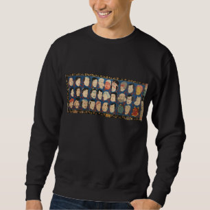 三 の 面, 国 芳 30 Masken, Kuniyoshi, Ukiyo-e Sweatshirt