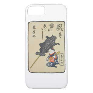 三 味 線 弾 猫, を, Cat Playing Guitar, Kuniyoshi, Ukiyo Case-Mate iPhone Hülle