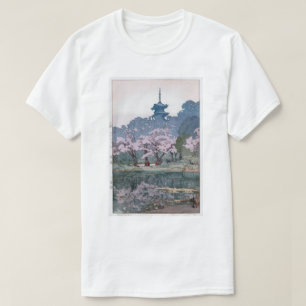 三 園, Sankei-en Garden, Hiroshi Yoshida, Woodcut T-Shirt