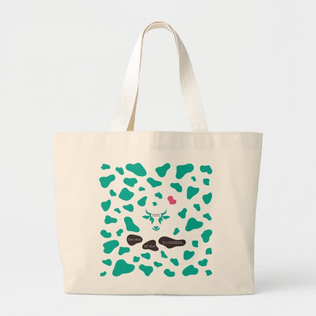 世 界 が 闇 か 抜 ら bei け jumbo stoffbeutel (Vorne)