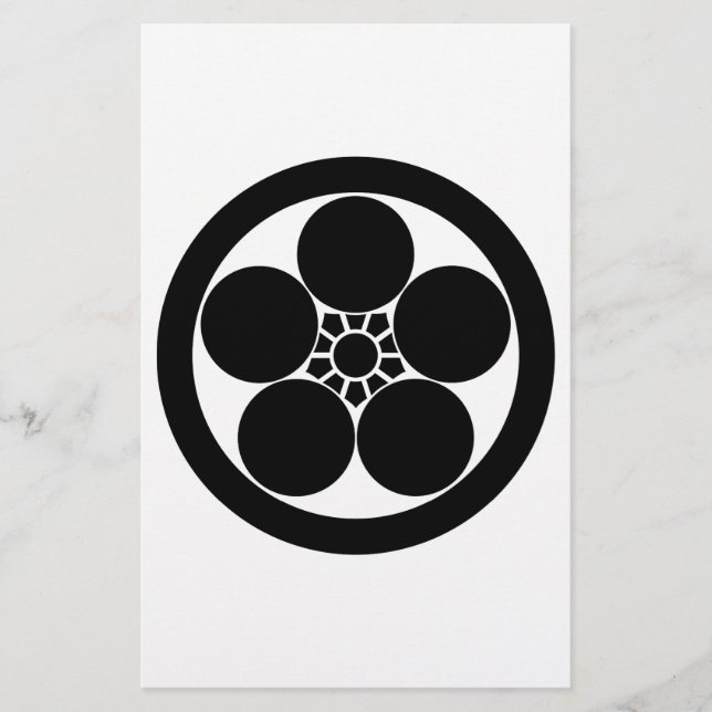 丸に梅鉢 BRIEFPAPIER (Vorderseite)