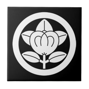 丸に橘 (六つ割り作図) FLIESE