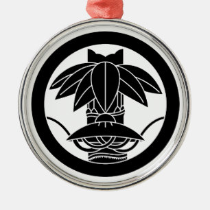 丸 に 変 わ り 切 り 竹 ORNAMENT AUS METALL