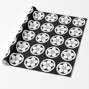 丸 に 梅 鉢 GESCHENKPAPIER