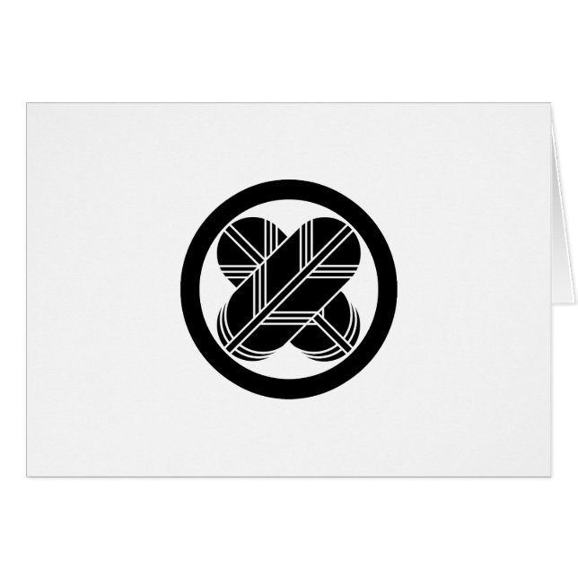 丸 に 違 い の 羽 鷹 (Vorderseite (Horizontal))