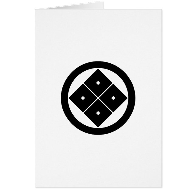 丸 に 隅 立 て 四 つ 目 (Vorne)