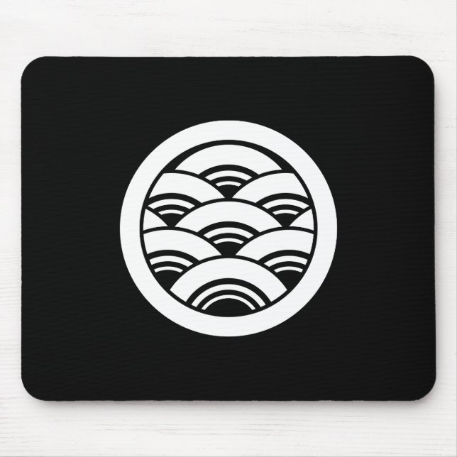 丸 に 青 海 波 MOUSEPAD (Vorne)