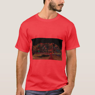 九 龍 城 (Die Stadt Kowloon ist ummauert) am T - Shir T-Shirt