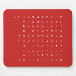 五 十 音(タ ナ ら ab) mousepad