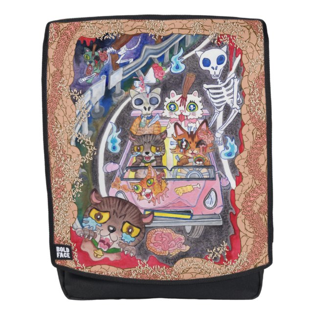 交通事故ニャ♪ RUCKSACK (Vorderseite)