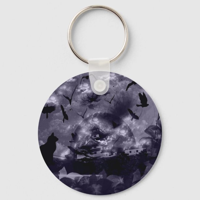 今 治 城 と と 鳥 花 SCHLÜSSELANHÄNGER (Vorderseite)