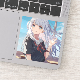 「仮面JKミリア」ステッカーシール｜寿司娘 generativeai Aufkleber