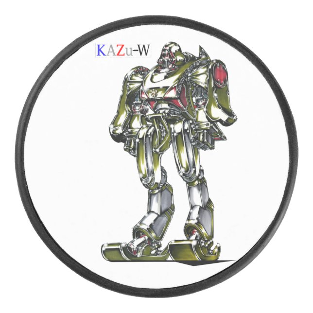 作品番号00007　「陸戦高耐久試験機」 EISHOCKEY PUCK (Vorderseite)