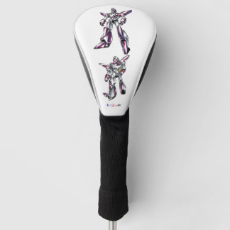 作品番号00012 「ヒーローロボ基本体」 GOLF HEADCOVER