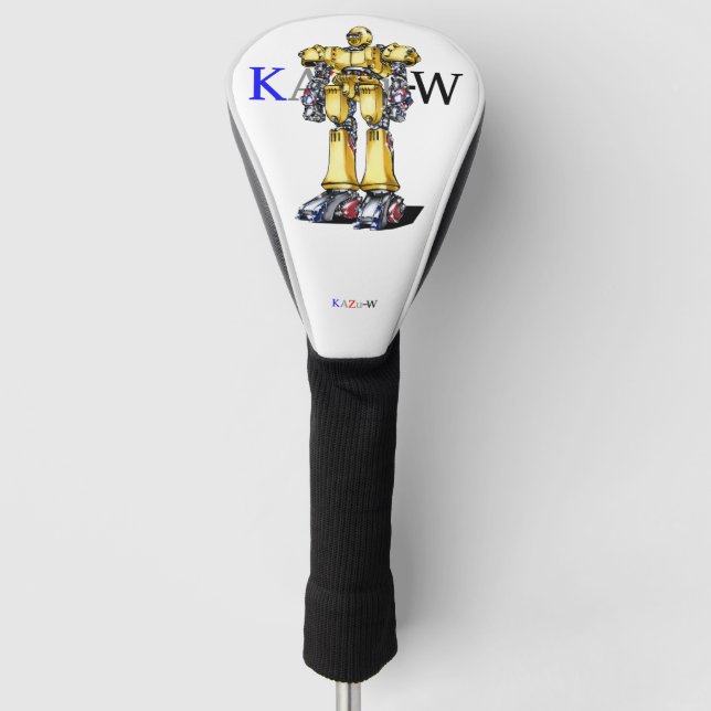 作品番号00015　「特殊用途機」 GOLF HEADCOVER (Vorderseite)