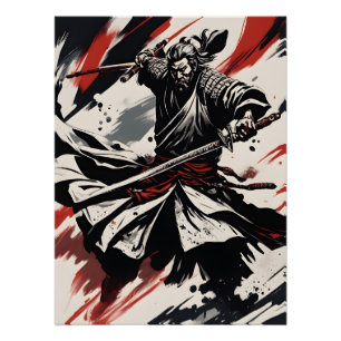 侍 Samurai Krieger Poster