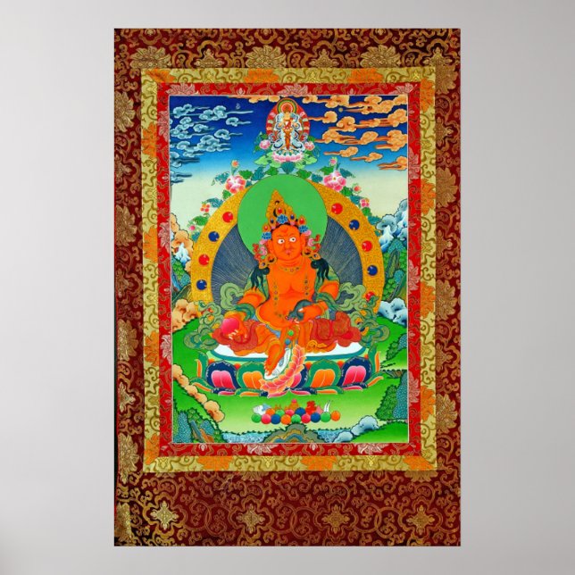 傳 承 黃 神LINEAGE YELLOW JAMBHALA Poster (Vorne)