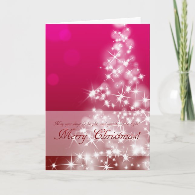 優雅でキラキラなクリスマスカード FEIERTAGSKARTE (Vorderseite)