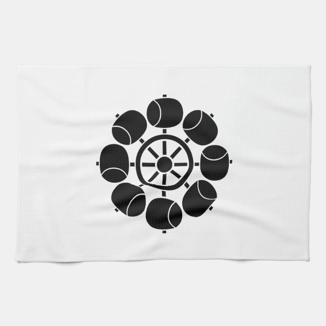 八つ水車 GESCHIRRTUCH (Horizontal)