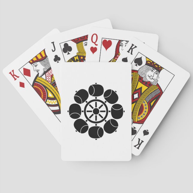 八つ水車 SPIELKARTEN (Rückseite)