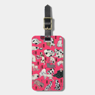 其のまま地口猫飼好五十三疋 （下）, 国芳 Katzen (3), Kuniyoshi, Gepäckanhänger