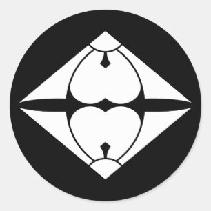 割り剣酢漿草菱 RUNDER AUFKLEBER