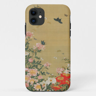動植綵絵(1)芍薬群蝶図,伊藤若冲 Case-Mate iPhone HÜLLE