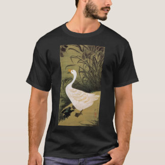 動 植 絵(13)芦 図, 鵞, 綵 T-Shirt