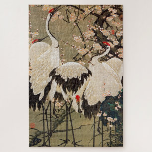 動 植 綵 絵(15)梅 群 花 鶴, 2000 PUZZLE