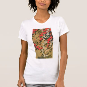 動 綵 絵(21)薔 小 植, 薇 T-Shirt