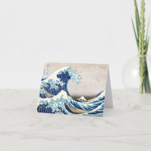 北斎 Great Wave Off Kanagawa Hokusai Fine Art Karte