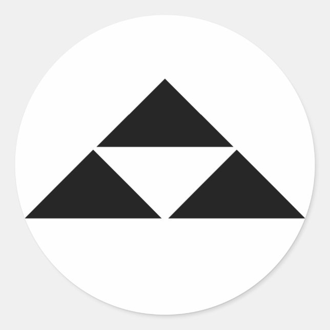 北条鱗 RUNDER AUFKLEBER (Vorderseite)