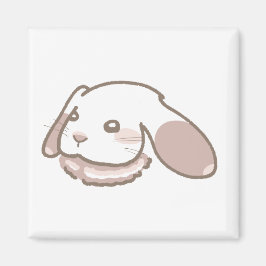 北欧風たれ耳うさぎイラストマグネット｜温かみと愛らしさをプラスするデザインマグネット MAGNET