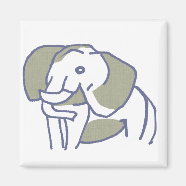 北欧風象イラストマグネット｜温かみと洗練を兼ね備えたデザイン  マグネット MAGNET (Vorne)