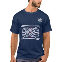 北海道 アイヌ柄 Hokkaido Ainu pattern T-shirt
