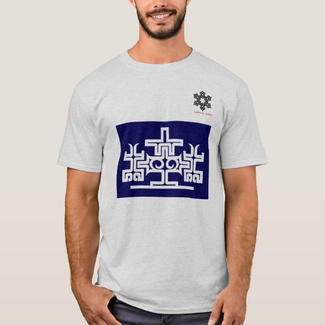 北海道　アイヌ柄　Hokkaido Ainu pattern T-shirt (Vorderseite)